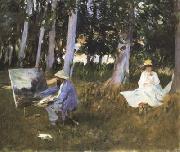 John Singer Sargent Claude Monet Painting at the Edge of a Wood (mk18) Germany oil painting artist